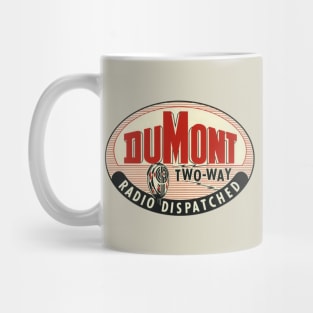 1940s Dumont Two-Way Radio Dispatched Taxi Sign Mug